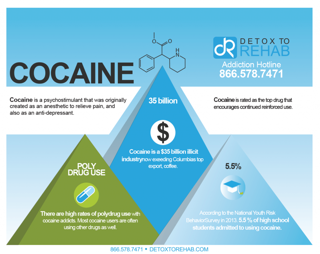 Cocaine Infographic - Detox To Rehab