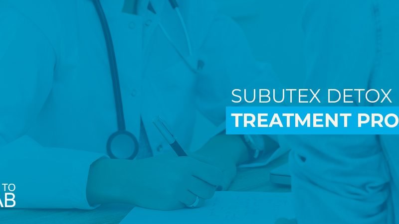 Subutex Detox Treatment Program Header