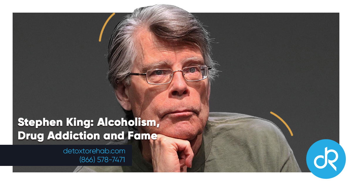 Stephen King Alcoholism, Drug Addiction and Fame