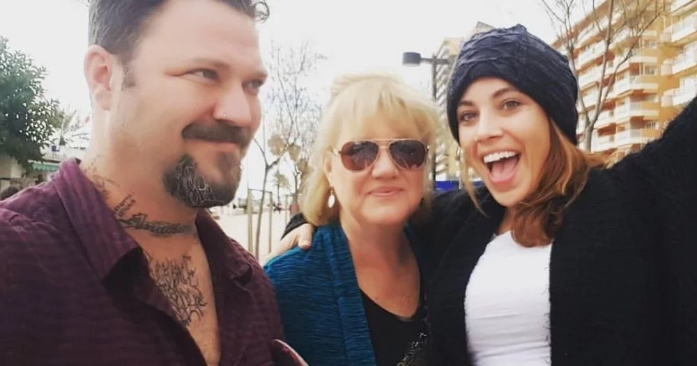 bam april margera family photo facebook
